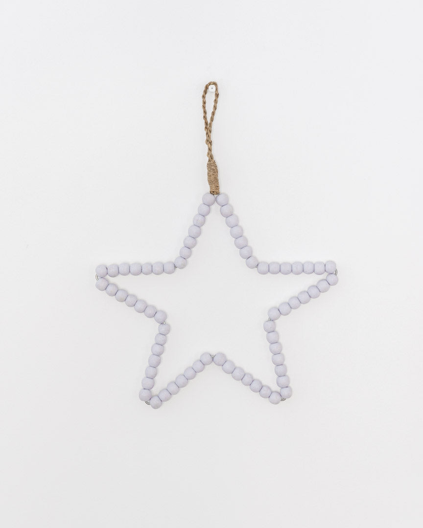 Wooden bead star