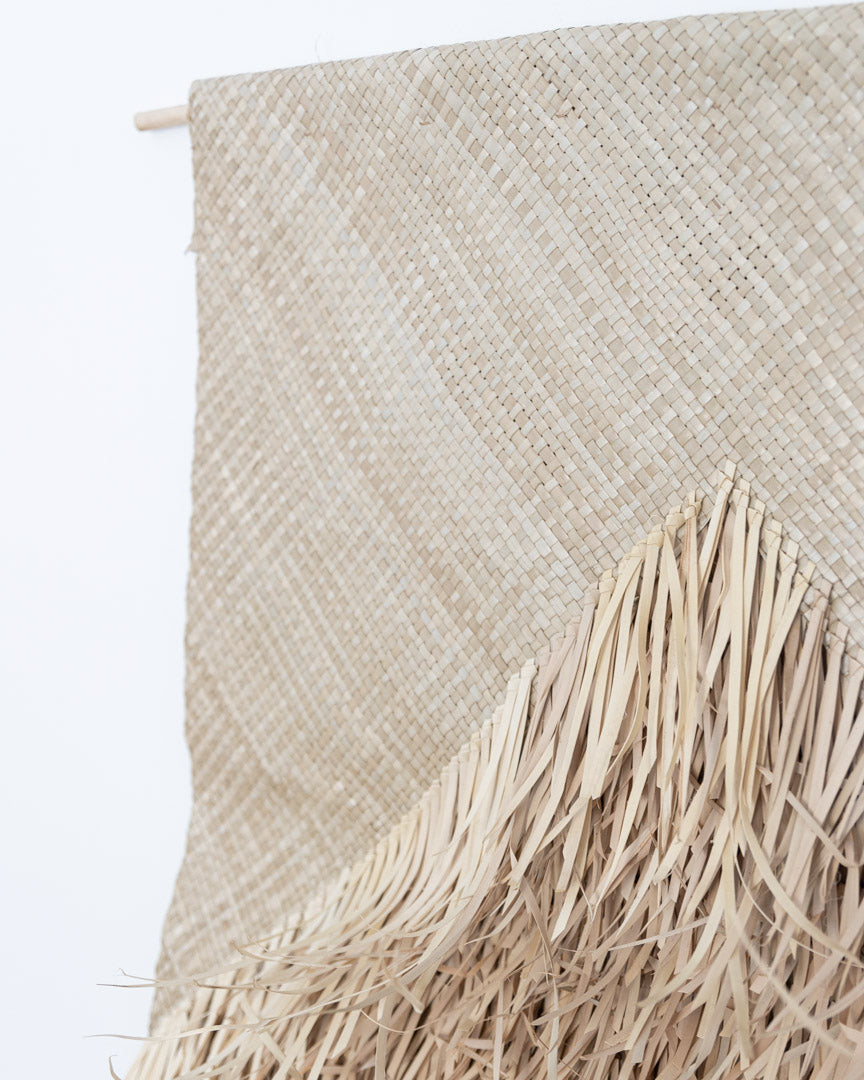 Raffia Fringe Panel