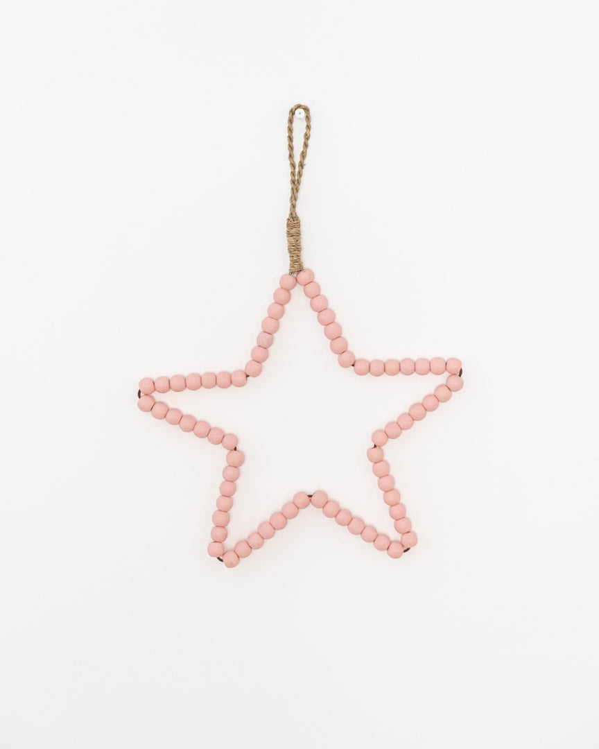 Wooden bead star