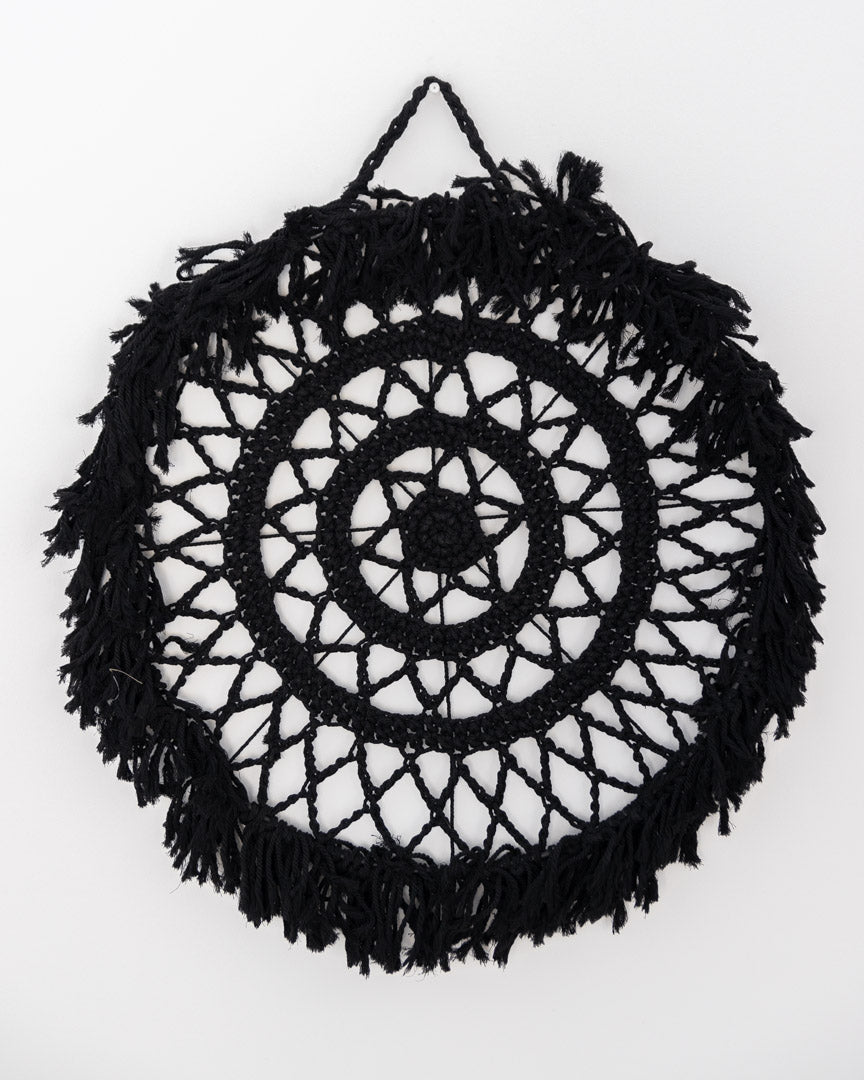 Round Macrame Wall Panel