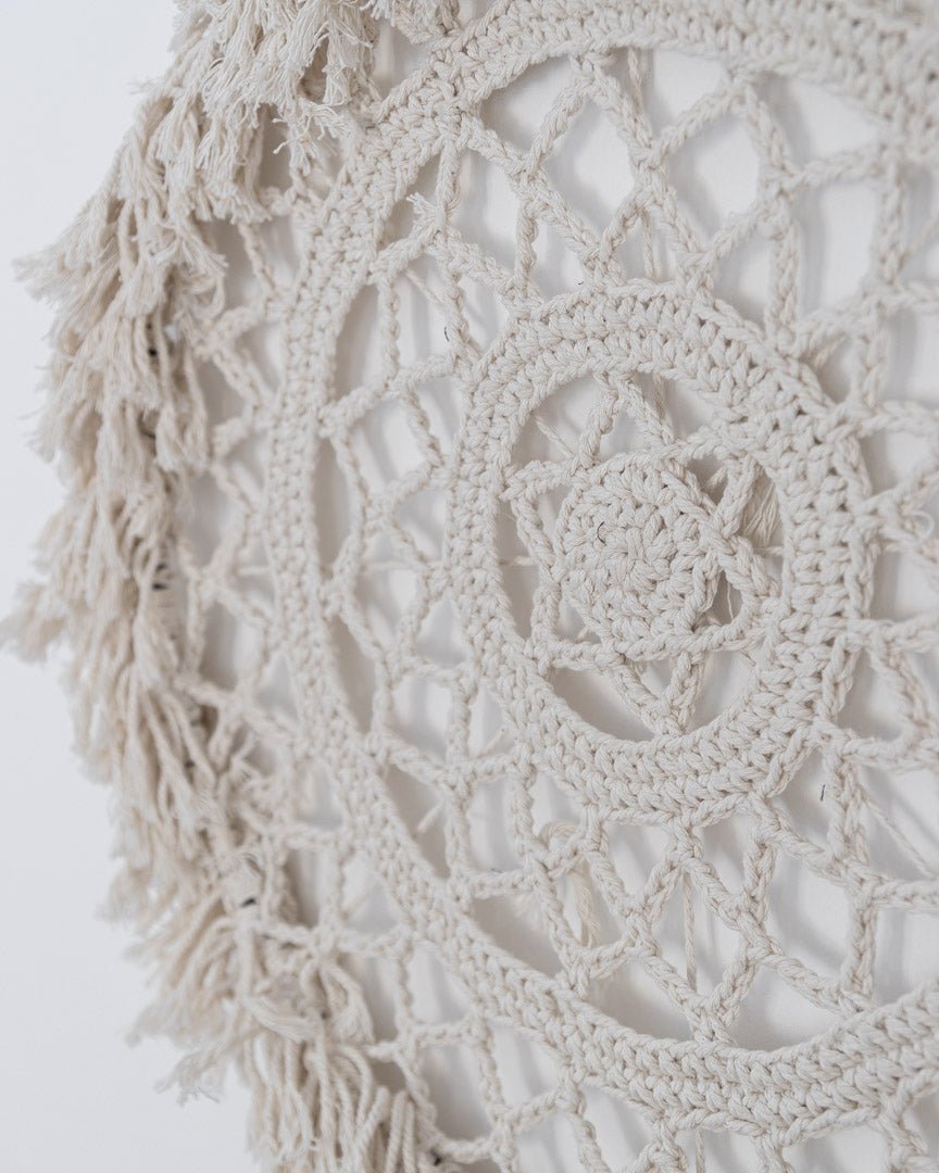 Round Macrame Wall Panel